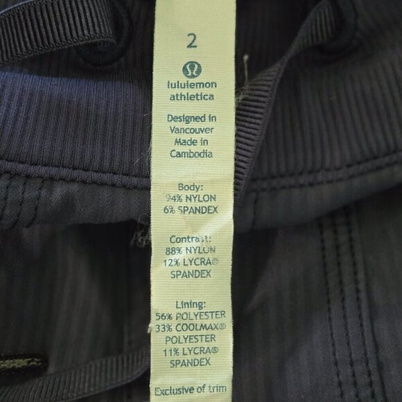 Lululemon Dance Studio Crop II (Unlined 20") - 2 Inkwell - Picture 6 of 7